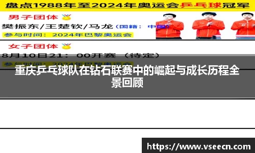 重庆乒乓球队在钻石联赛中的崛起与成长历程全景回顾